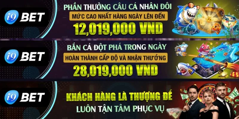 I9BET là thương hiệu bet có rất nhiều chương trình khuyến mãi hấp dẫn mà bạn không thể bỏ lỡ. 